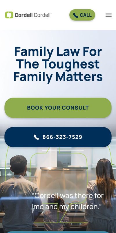 Cordell & Cordell mobile site